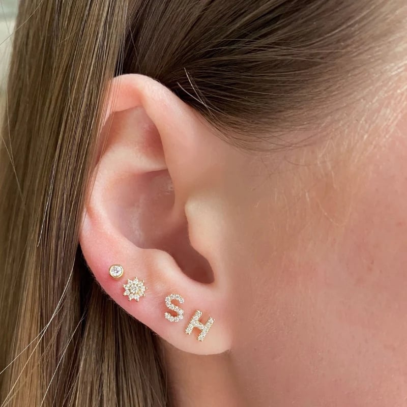 Sydney Morgan For Syd Strong Single Initial Single Earring ($266, originally $295)
I've been really trying to step up my stud game because I have a lot of unused holes that line my ears — anyone else? I feel like an "S" initial in my cartilage is exactly what my "earring party" needs right now. I'll always be a yellow-gold metal devotee, but you can also shop the 14-karat design in silver or rose gold. The number one reason this is my pick of all jewelry brands? 20 percent of all proceeds from the sales of this stud are donated to SydStrong, an organization that raises money and awareness for young adults with leukemia.