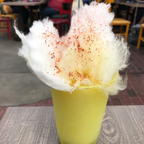 California Adventure Pineapple Cotton Candy Margarita Trick