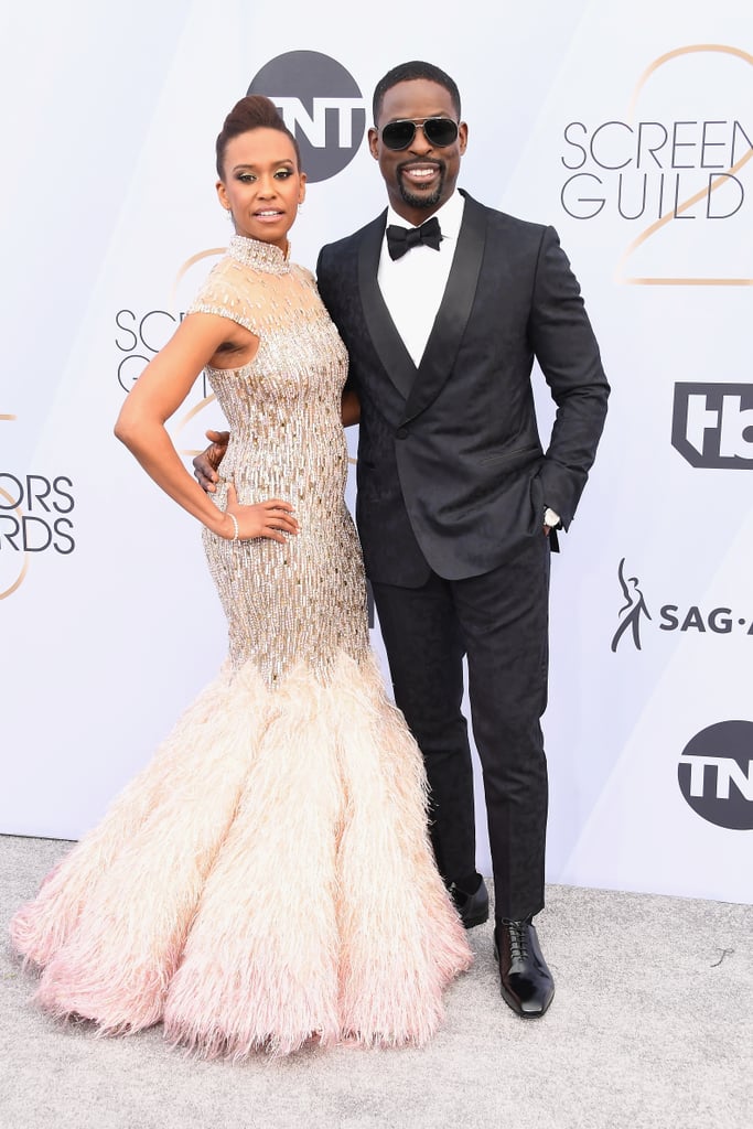 Sterling K. Brown and Ryan Michelle Bathe at 2019 SAG Awards