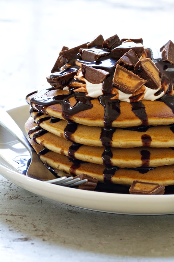 Peanut Butter Cup Pancakes