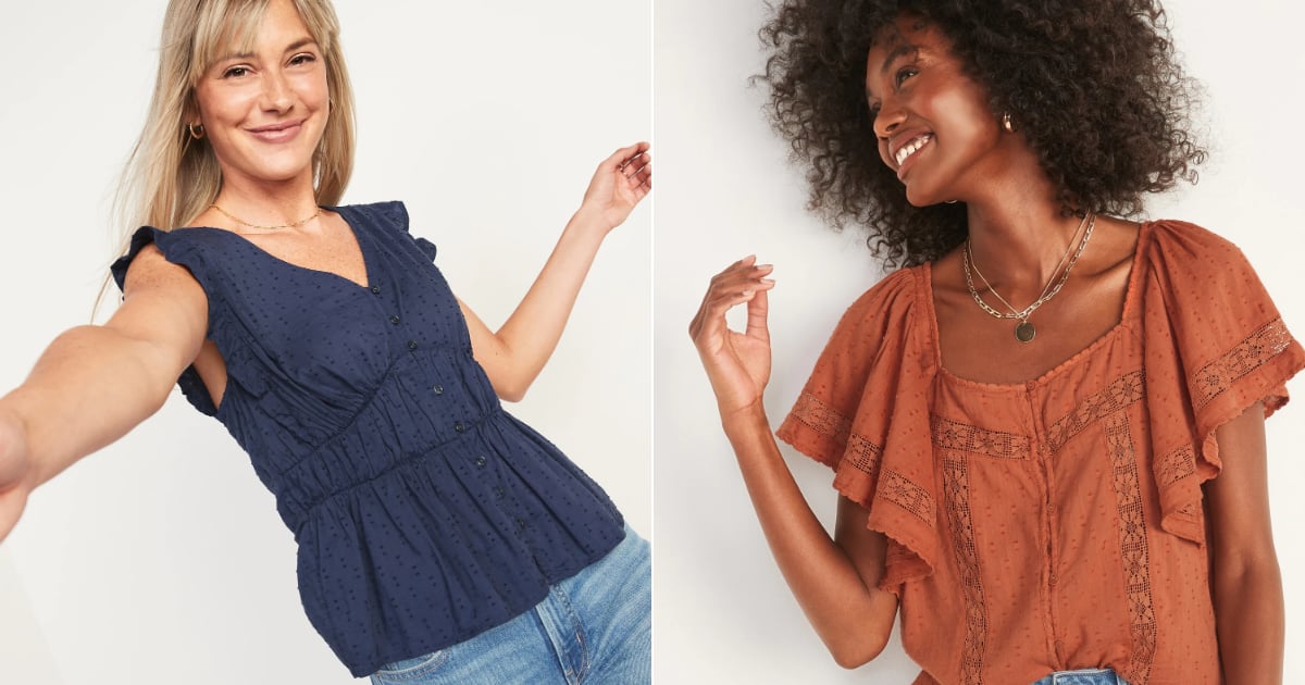 21 Cute Old Navy Blouses For When Summer Plans Call For More Than a Plain White Tee