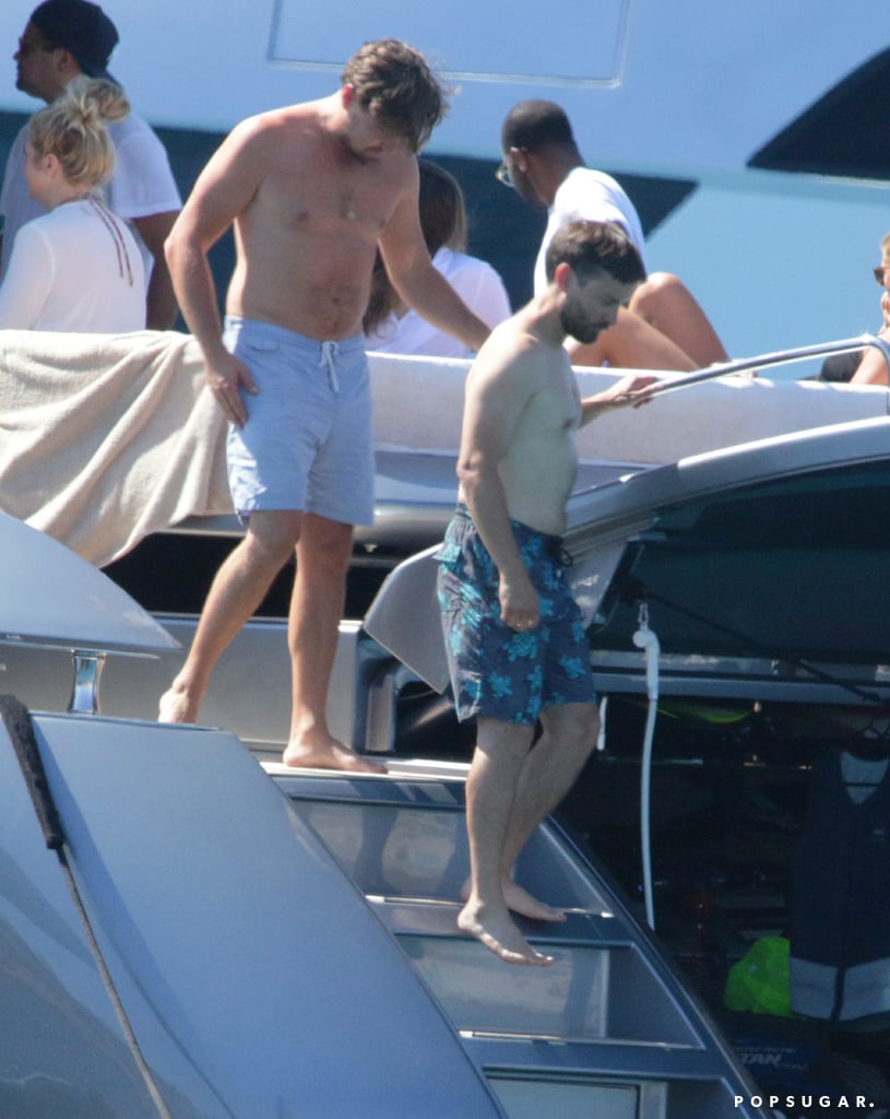 Leonardo DiCaprio and Tobey Maguire Shirtless in Ibiza 2016