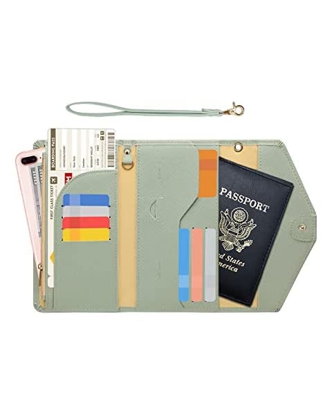 Best RFID Passport Holder: Zoppen Mulit-Purpose RFID-Blocking Passport Holder Travel Wallet