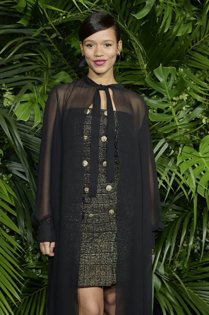 Taylor Russell at the 2020 Chanel and Charles Finch Pre-Oscar Awards Dinner