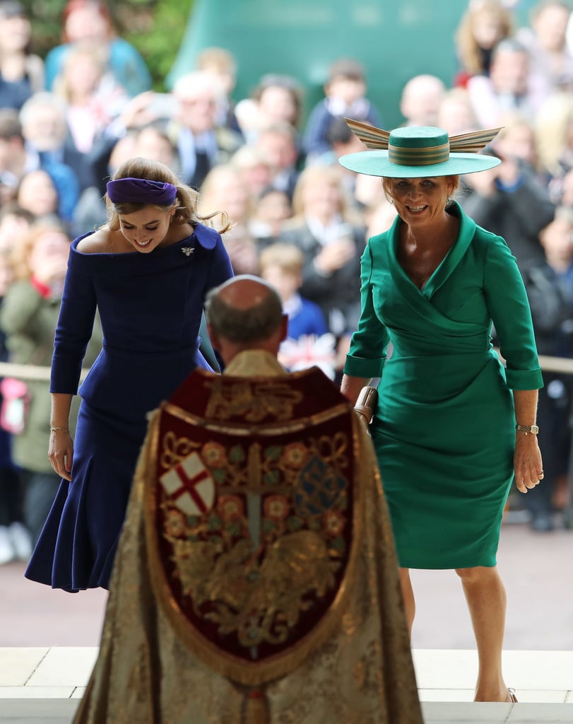 Sarah Ferguson Dress at Princess Eugenie's Wedding 2018