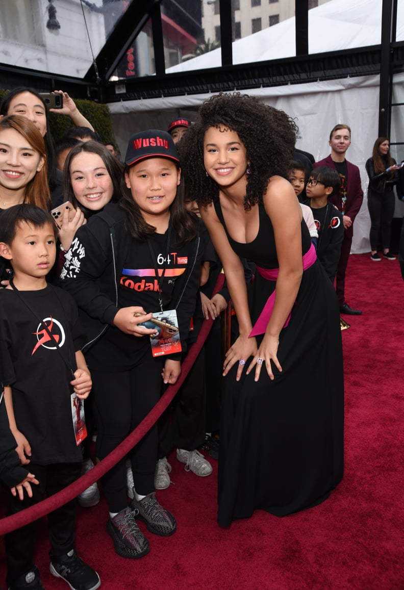 Sofia Wylie at the World Premiere of Mulan in LA