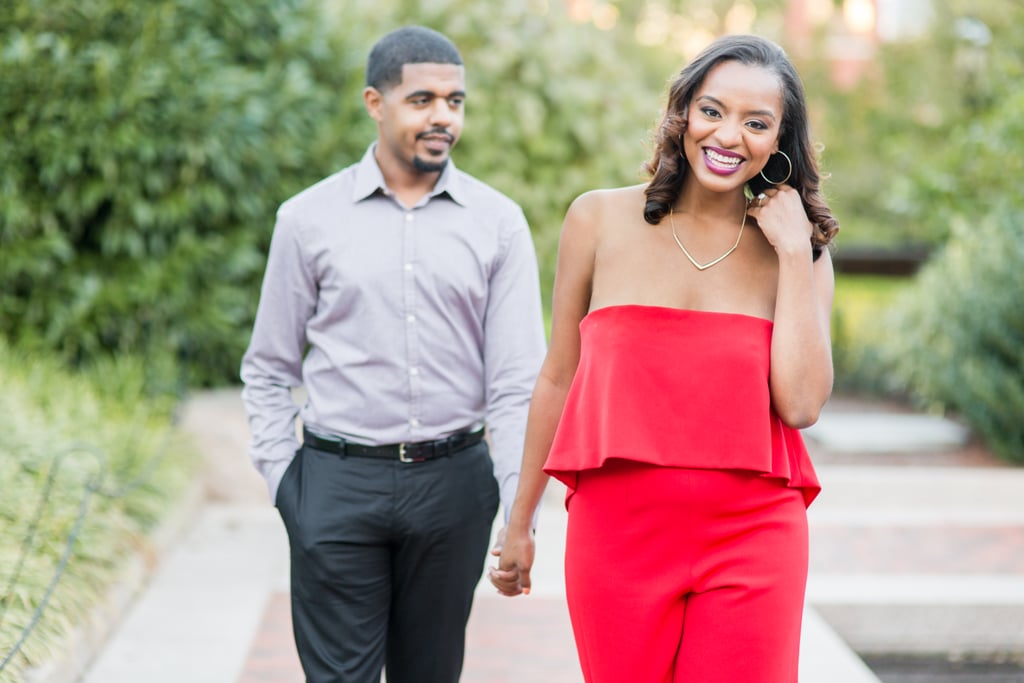 Glam Red Carpet Engagement Ideas