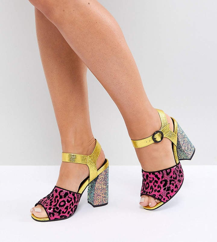 wide fit embellished heels