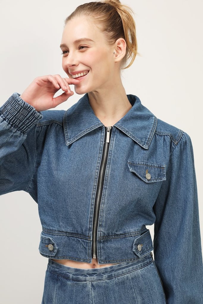 Storets Daniela Denim Crop Jacket