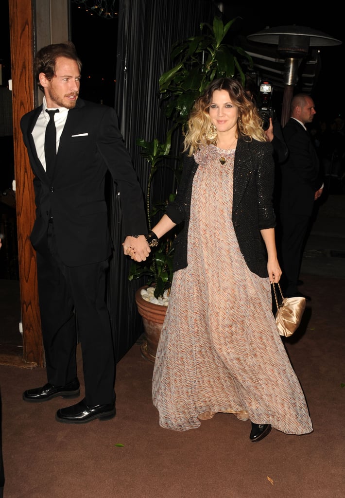 Will accompanied Drew to the Chanel and Charles Finch Pre-Oscar dinner at LA's Madeo restaurant in February 2011.