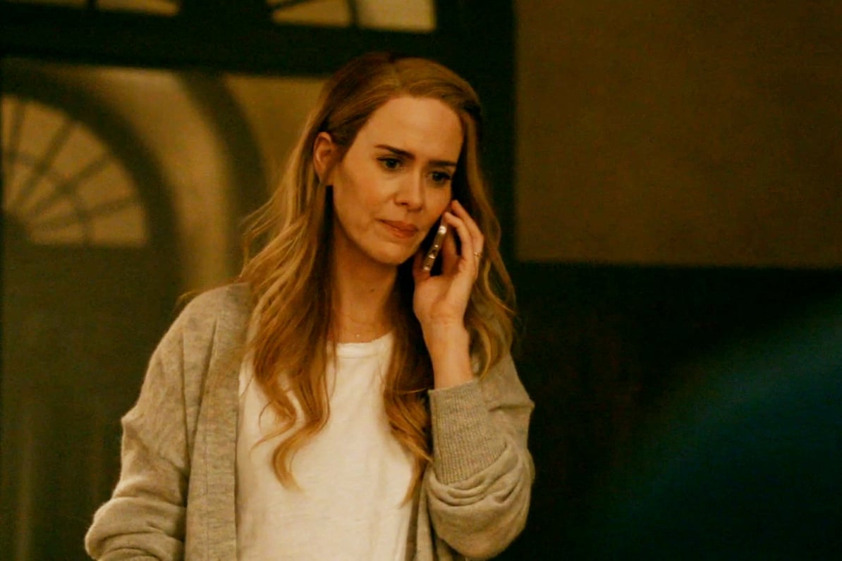 Sarah Paulson Teases American Horror Story Roanoke Twist Popsugar Entertainment