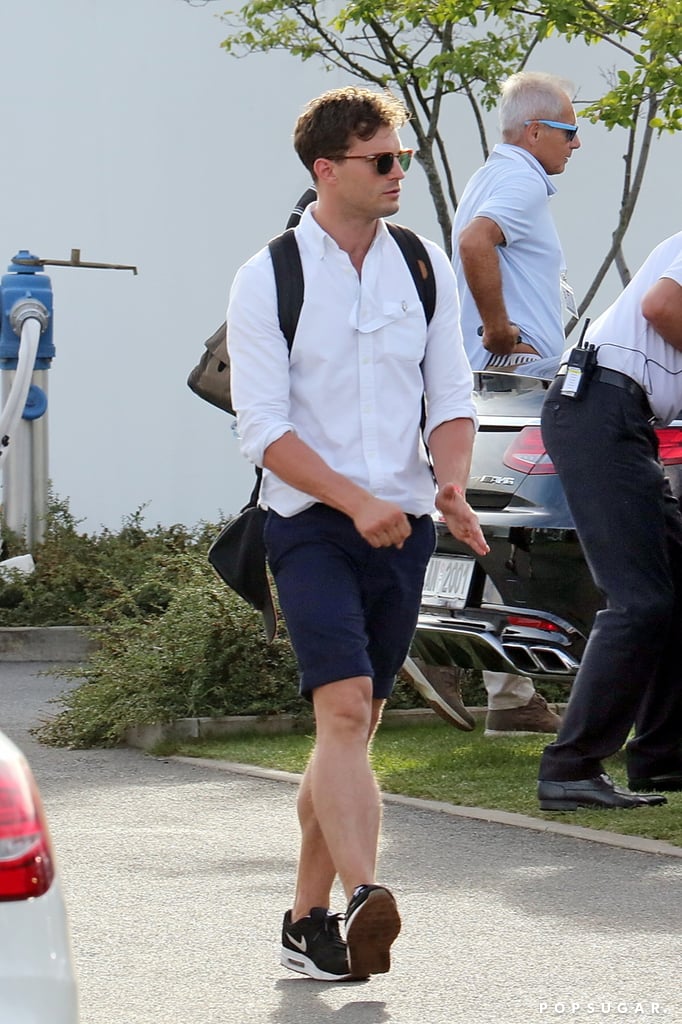 Jamie Dornan in Prague Pictures August 2015