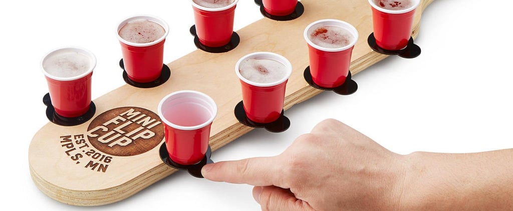 This Mini Flip-Cup Game Comes With Little Red Solo Cups