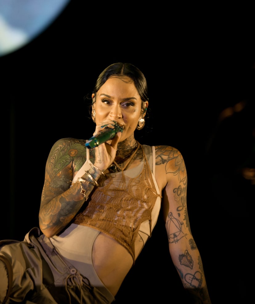 NEW ORLEANS, LOUISIANA - AUGUST 31: Kehlani performs during the Blue Water Road Trip Tour at Champions Square on August 31, 2022 in New Orleans, Louisiana. (Photo by Kaitlyn Morris/Getty Images)