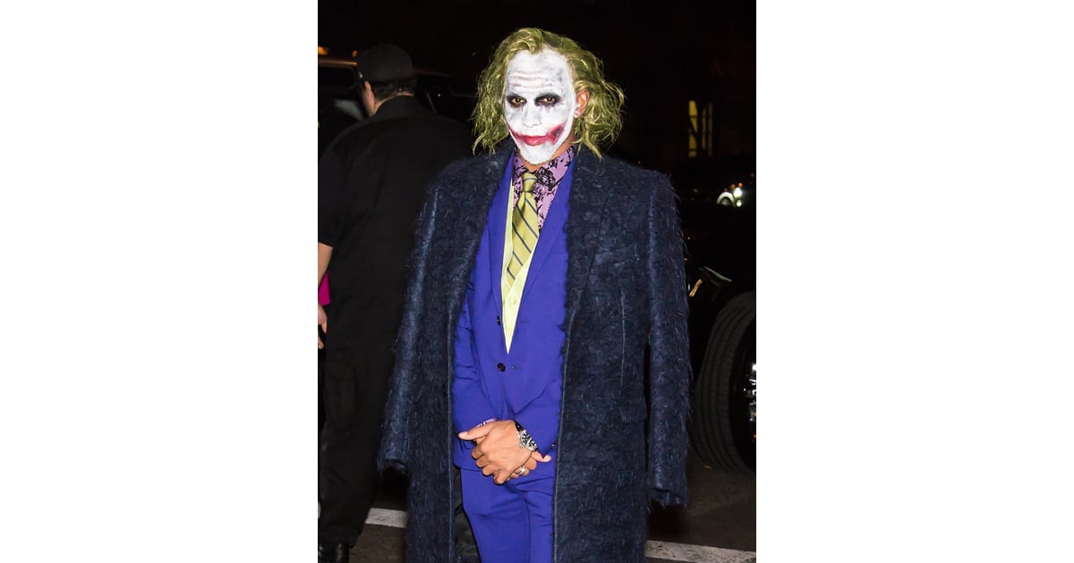 Lewis Hamilton As The Joker Heidi Klum S Annual Halloween Party Always Brings Out The Best Costumes Popsugar Celebrity Photo 6