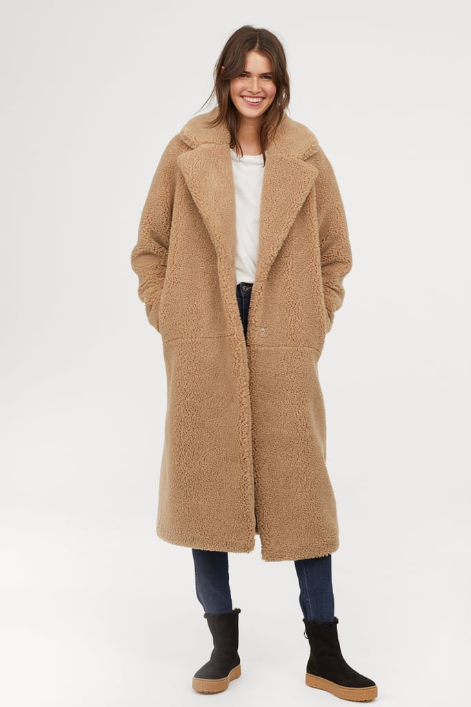 H&M Long Pile Coat