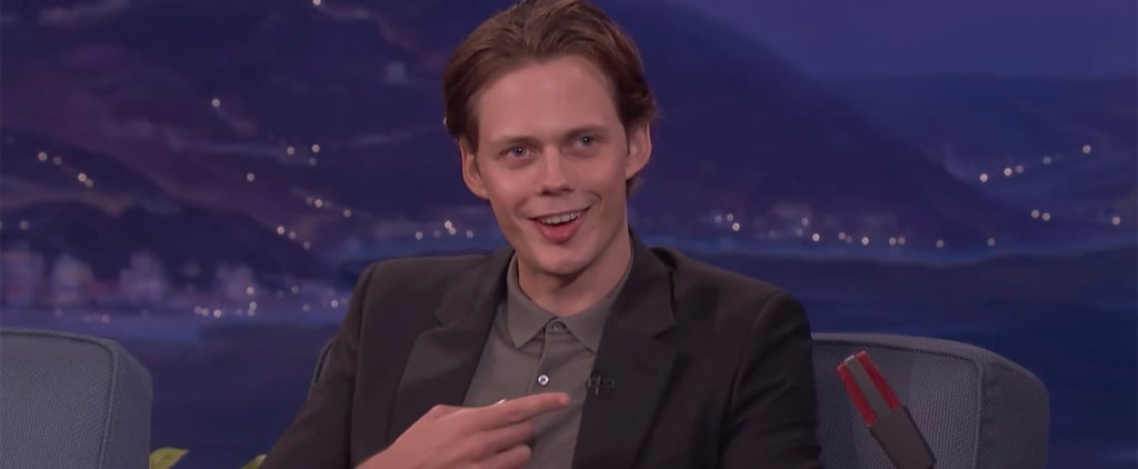 Bill Skarsgard Does the Pennywise Smile From It on Conan