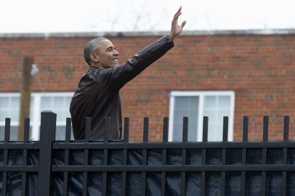 Barack Obama at Playground With Kids January 2017