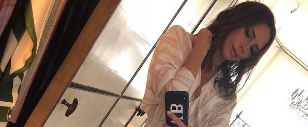 Victoria Beckham Deciding Between Heels on Instagram