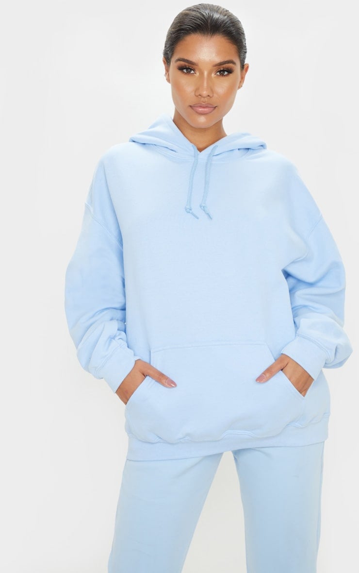 PrettyLittleThing Light Blue Ultimate Oversized Hoodie