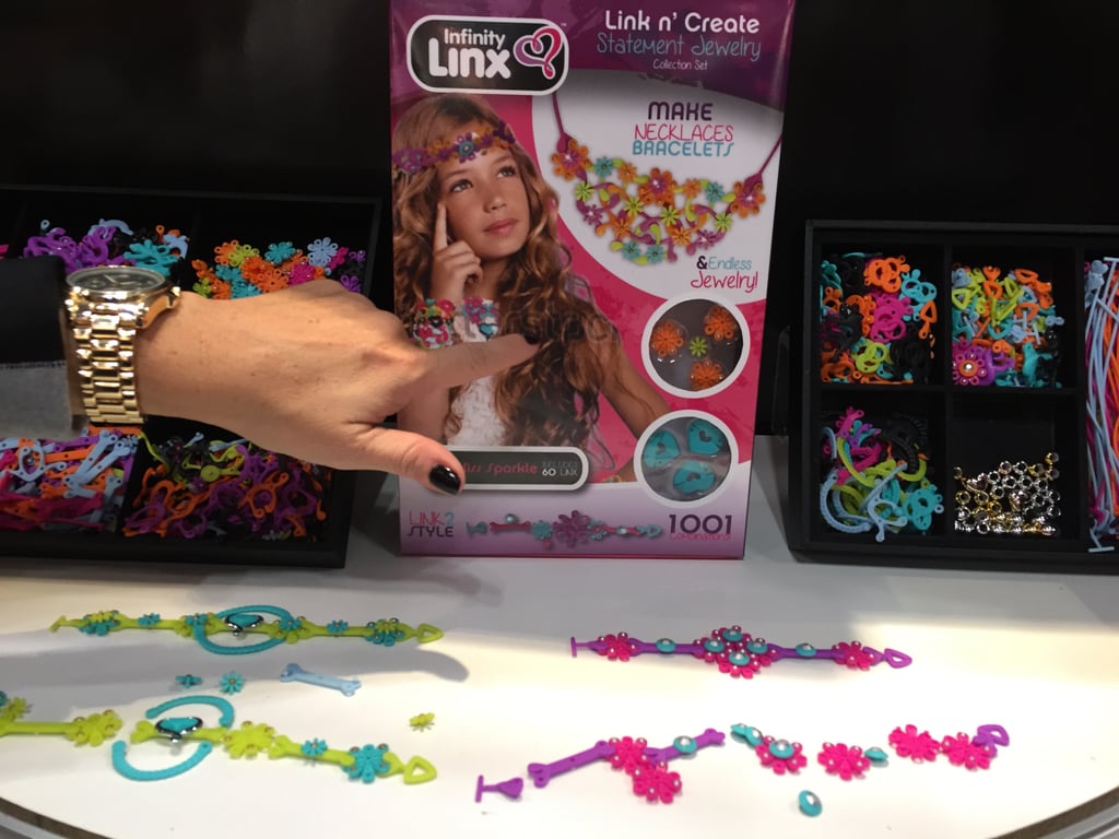 Your creative child can use the Linx Infinity kit to make beautiful jewelry that is easy to snap together and wear with their favorite fashion pieces but can also be taken apart to build something new when the trends change.