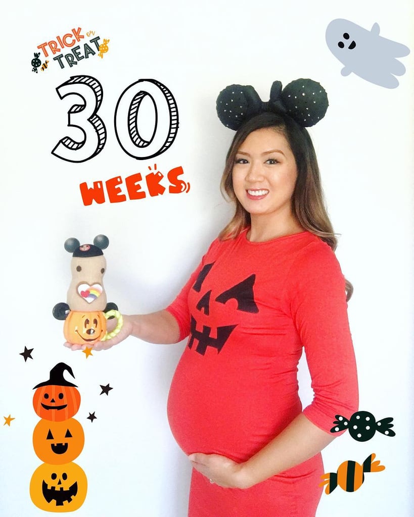 Disney-Themed Pregnancy Update Pictures
