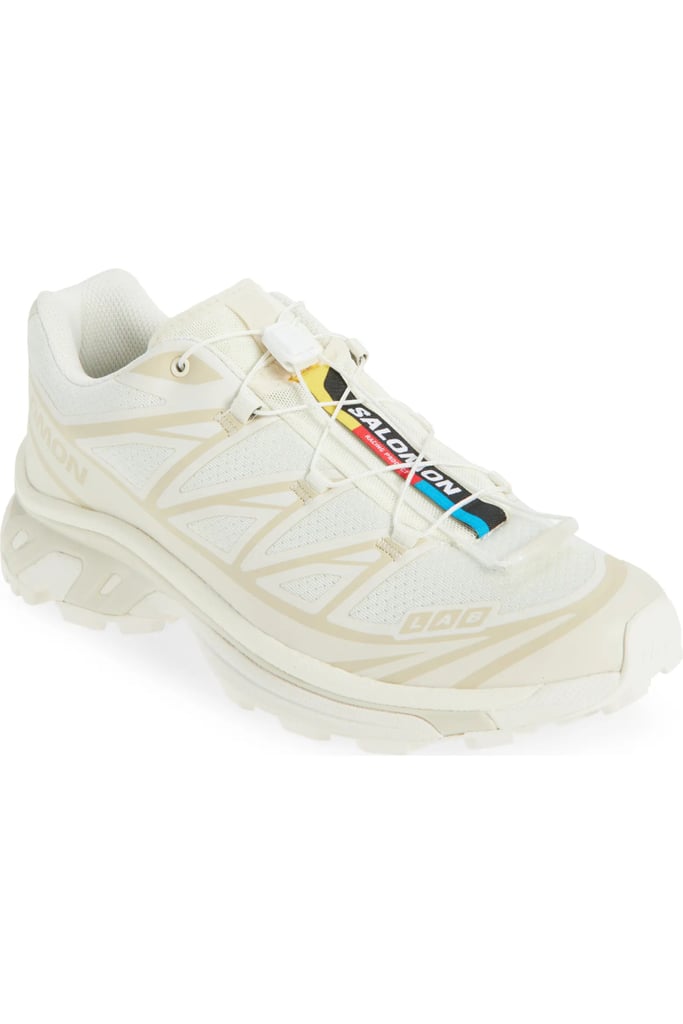 Salomon XT-6 Sneaker ($185)
While Salomon sneakers were originally designed to provide maximum support during outdoor activities such as hiking or trail running, the style has been adapted as trendy streetwear. I mean, walking around New York City is an outdoor sport in itself, so it makes sense that the trend caught on. Every style provides a slightly different feel, but this bestselling design feels like walking on a cloud.