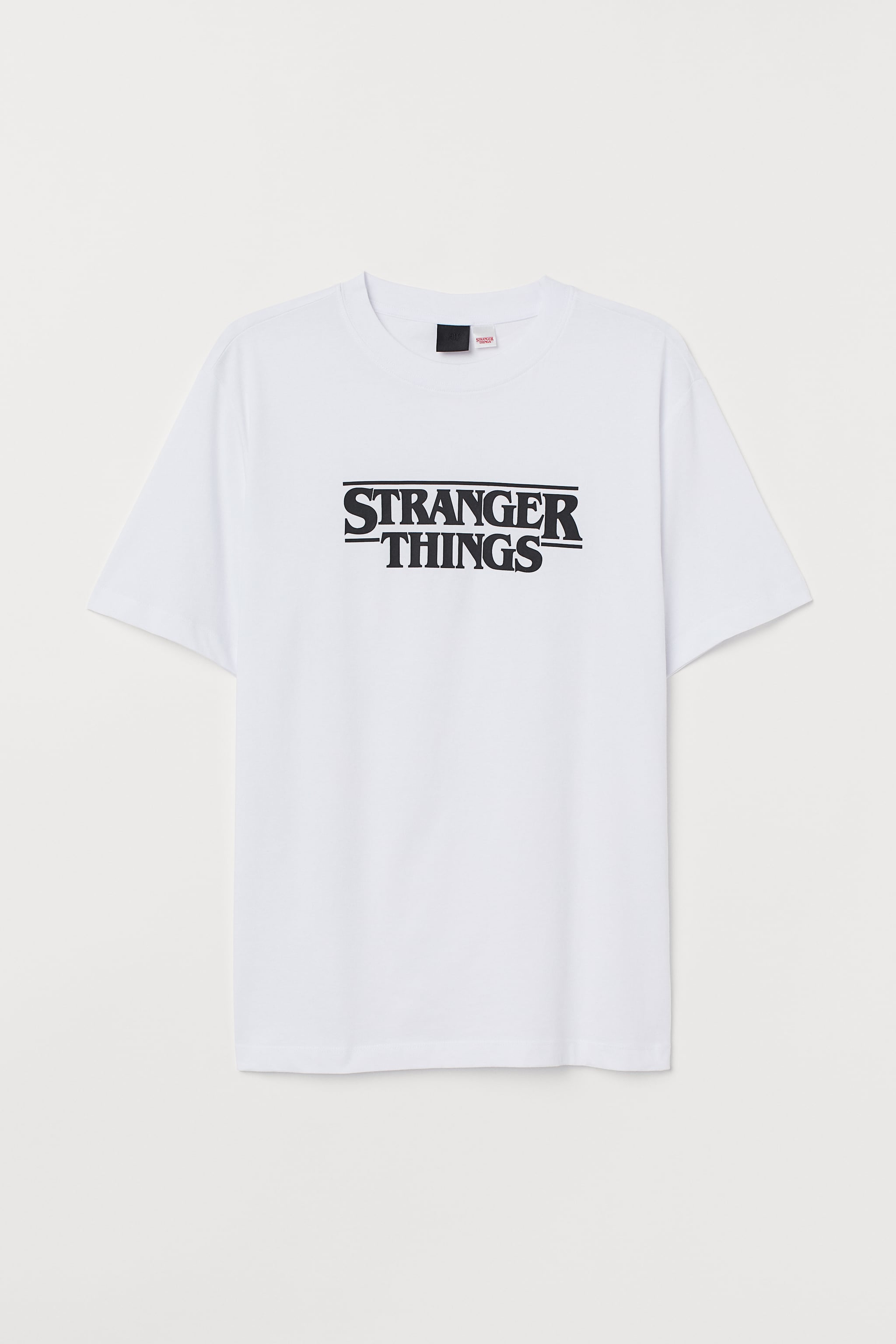 H M x Stranger Things Printed T shirt 13 Demogorgon but Make