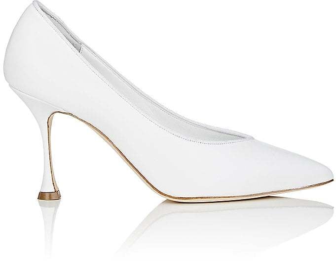 Manolo Blahnik Urgenzapla Leather Pumps