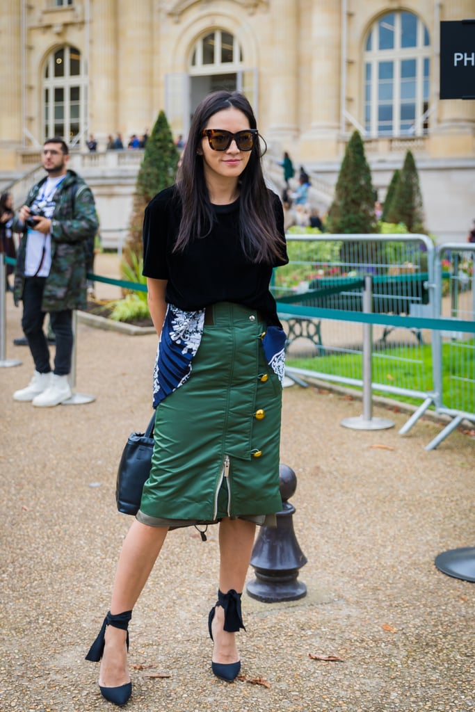 Day 7 | Paris Fashion Week Street Style Spring 2018 | POPSUGAR Fashion ...