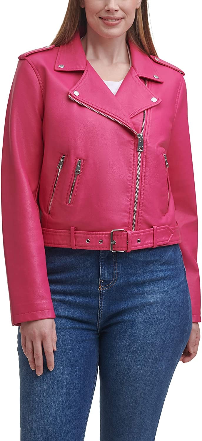 Levi's Faux Leather Belted Motorcycle Jacket | Binge-Watching Shrill's  Season 3 Just Gave Us a Month's Worth of New Outfit Ideas | POPSUGAR  Fashion Photo 22