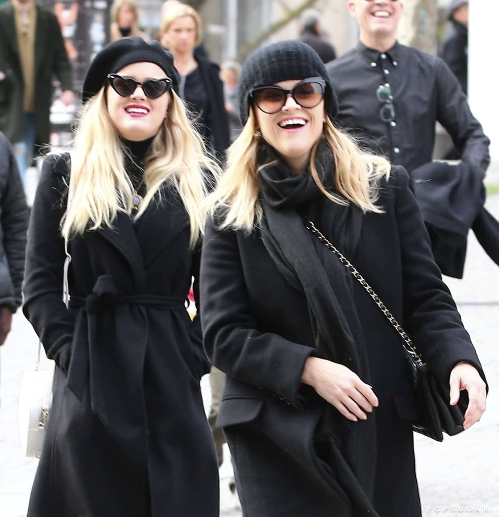Reese Witherspoon and Ava Phillippe Shopping in Paris 2017