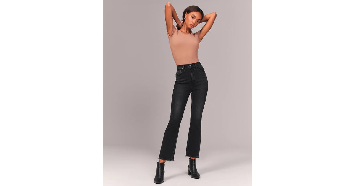 abercrombie ultra high rise kick flare jeans
