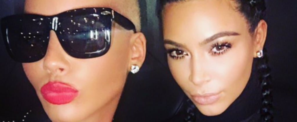 Kim Kardashian and Amber Rose Selfie February 2016