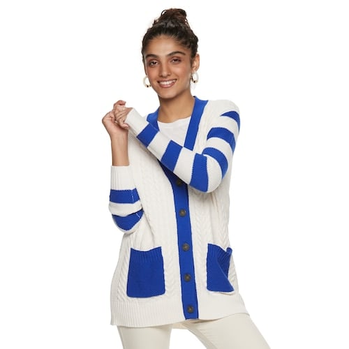 POPSUGAR Nautical Cardigan