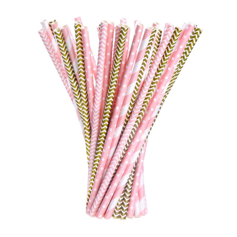 100 Paper Drinking Straws ($9)