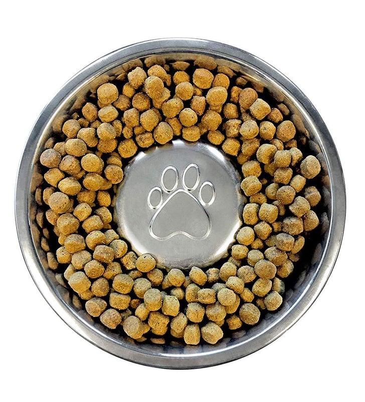 dog slow feeder stainless steel