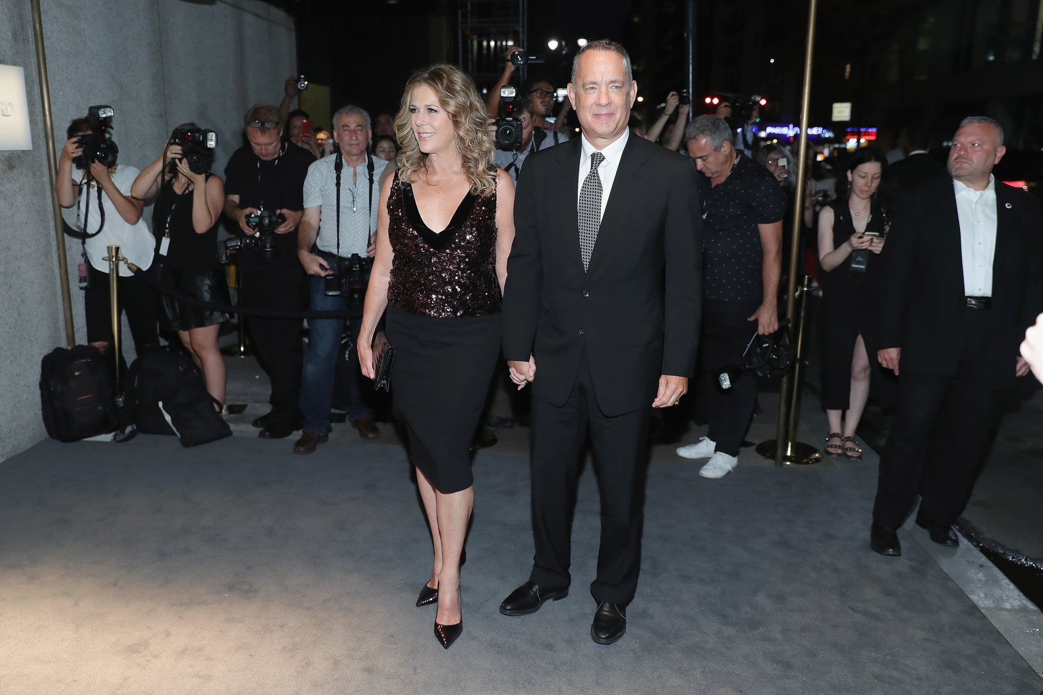 Tom Hanks and Rita Wilson at Tom Ford NYC Fashion Show 2016 | POPSUGAR  Celebrity