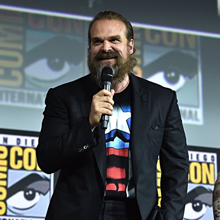 Pictured David Harbour at San Diego ComicCon. Celebrities at Marvel