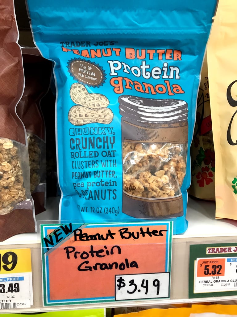 Trader Joe's Peanut Butter Protein Granola POPSUGAR Fitness