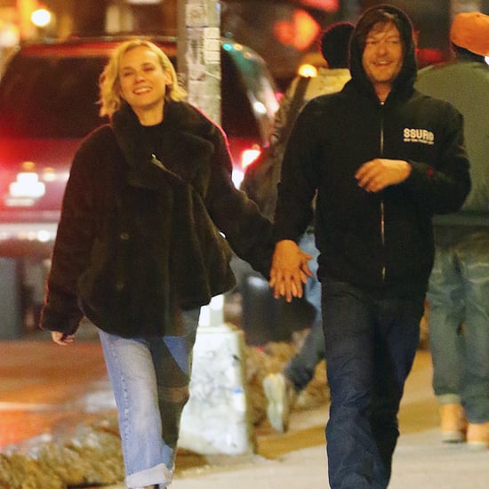 Norman Reedus and Diane Kruger Kissing in NYC March 2017