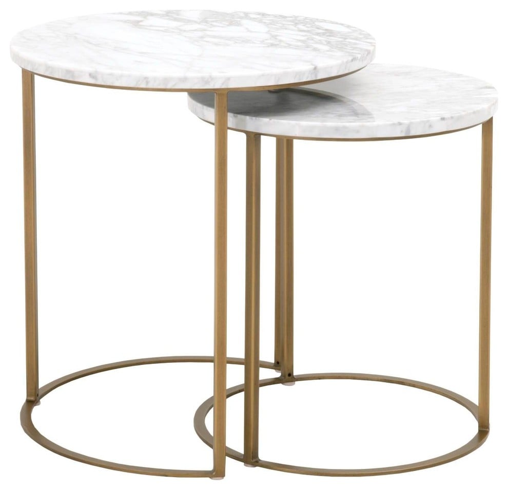 Renata: Orient Express Traditions Carrera Round Nesting Accent Table