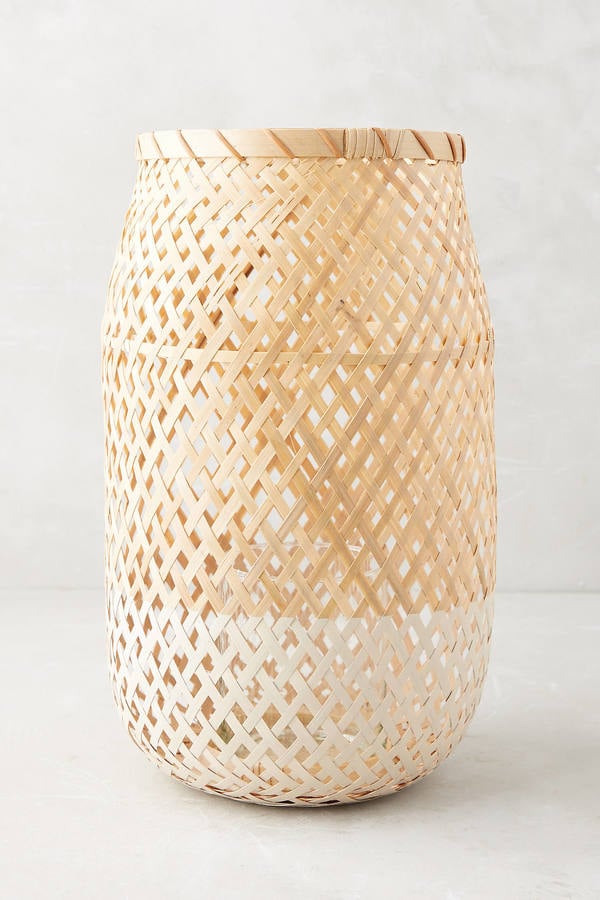 Wicker Candle Holder