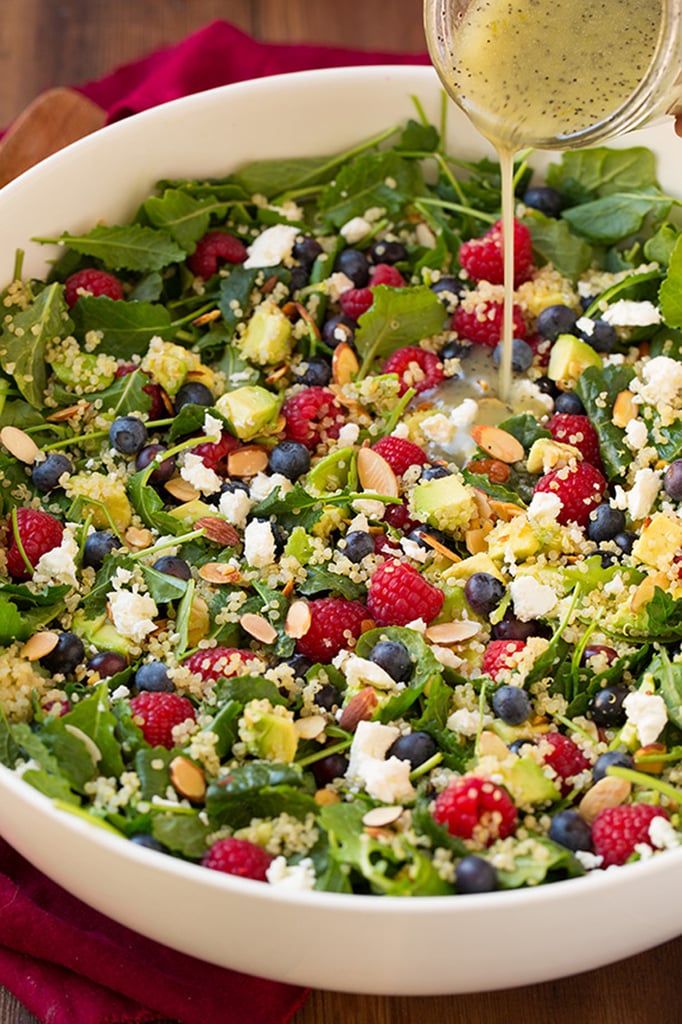 Berry Avocado Quinoa and Kale Salad