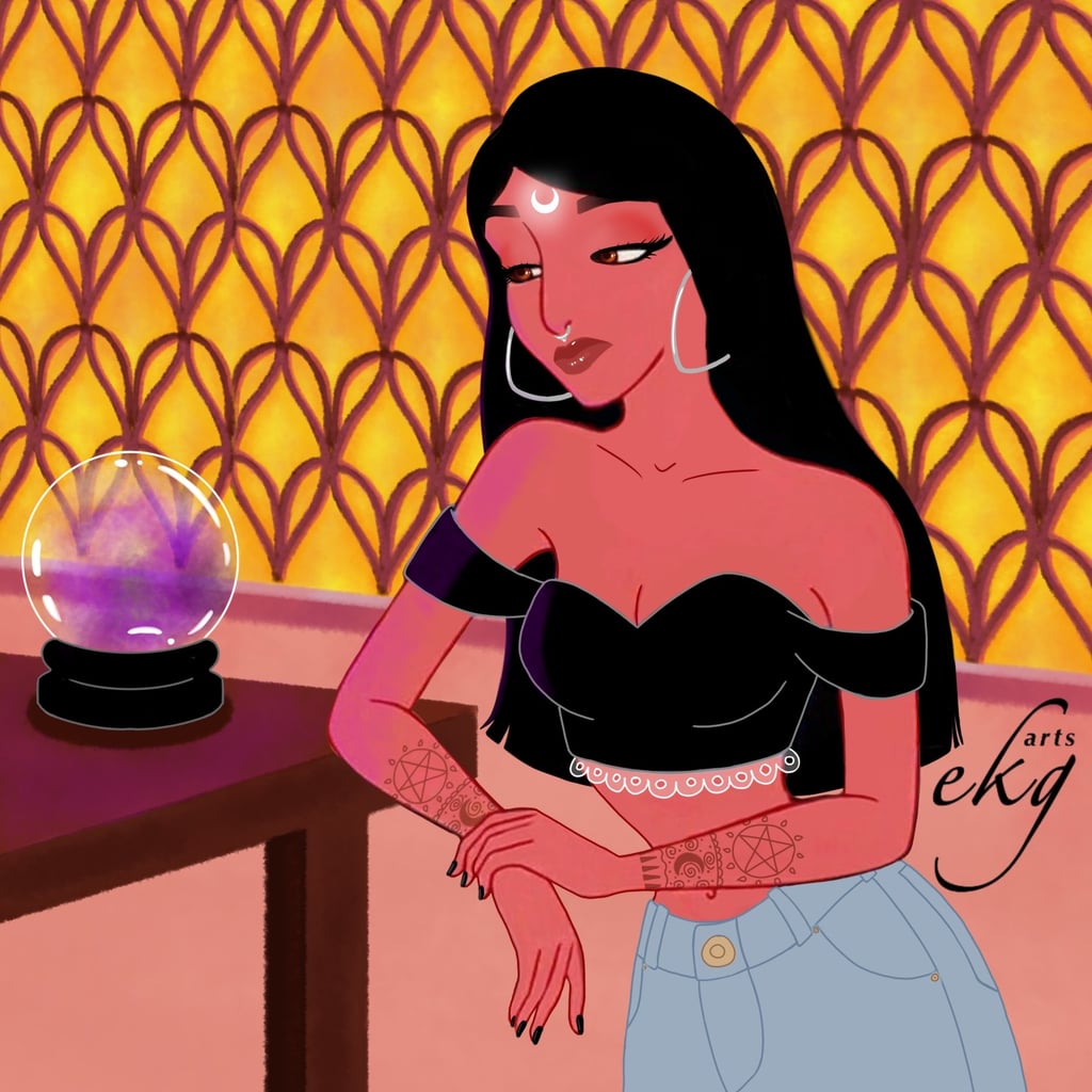 Artist Reimagines Disney Princesses as Witches
