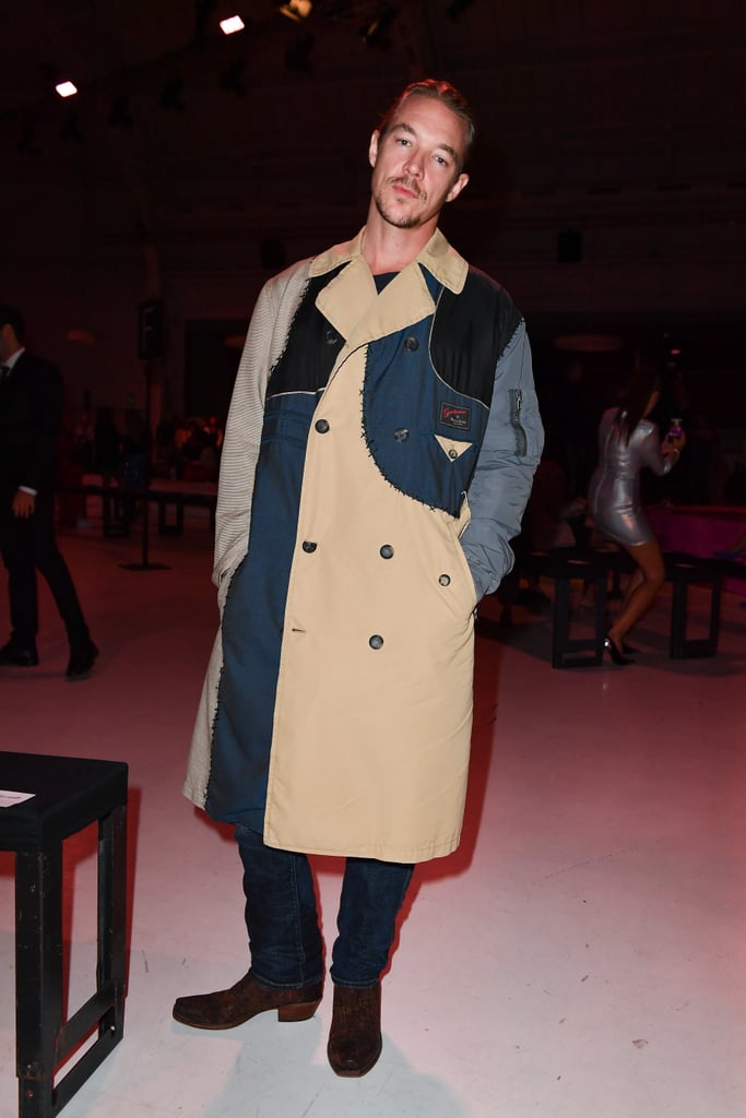 Diplo at the Moschino Milan Fashion Week Show