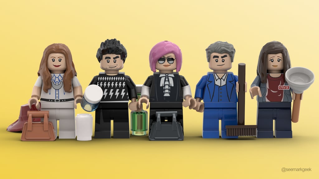 The Rose Family and Stevie Budd Minifigures