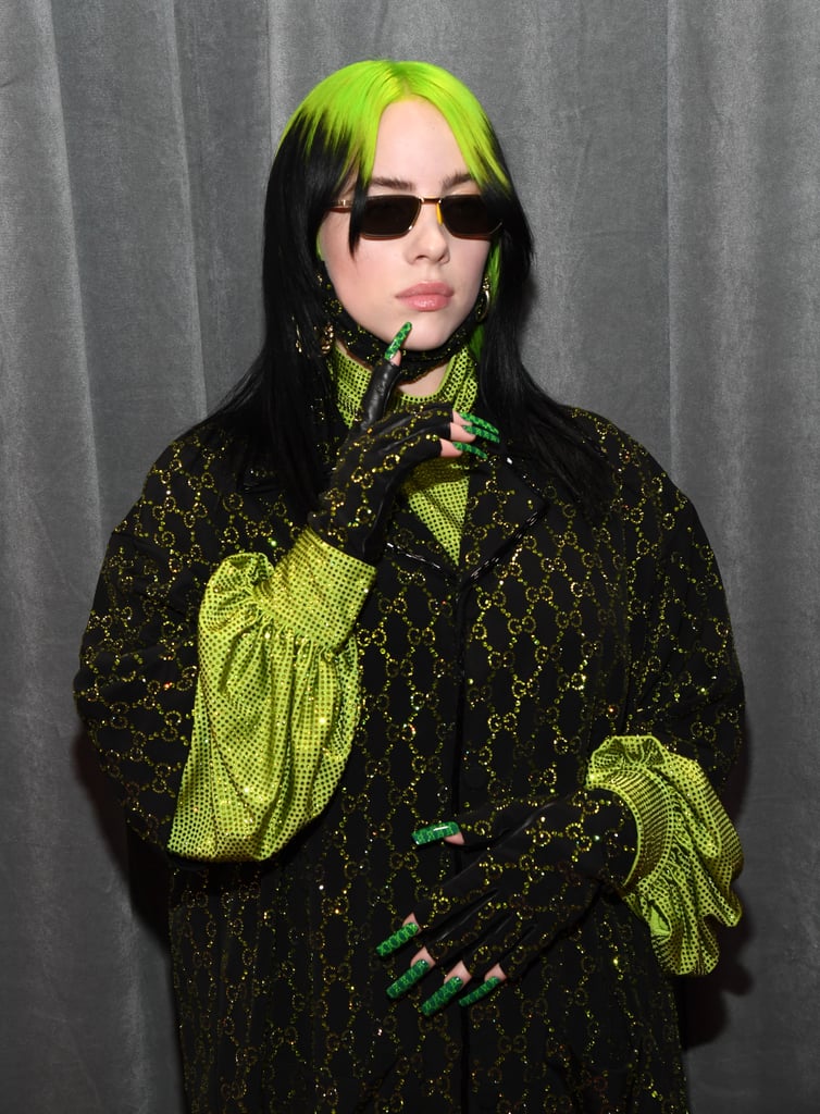 Billie Eilish Gucci Nail Art at the Grammys 2020