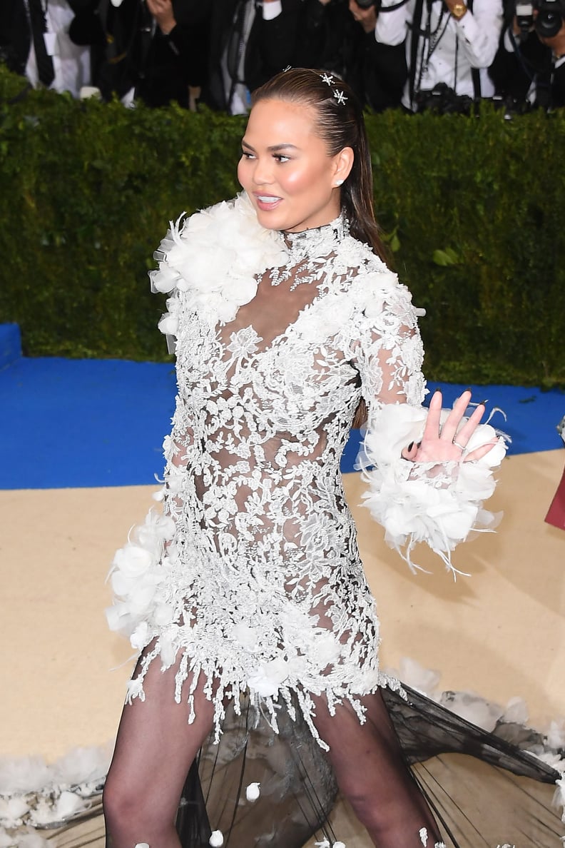 When We Spotted Chrissy Teigen's Jennifer Behr headband