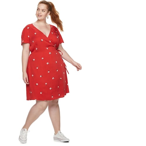 Plus Size Printed Wrap Dress | $36 Dress Kelly Ripa Says "Very "Wearable," and "Adorbs" | POPSUGAR Fashion UK Photo 7